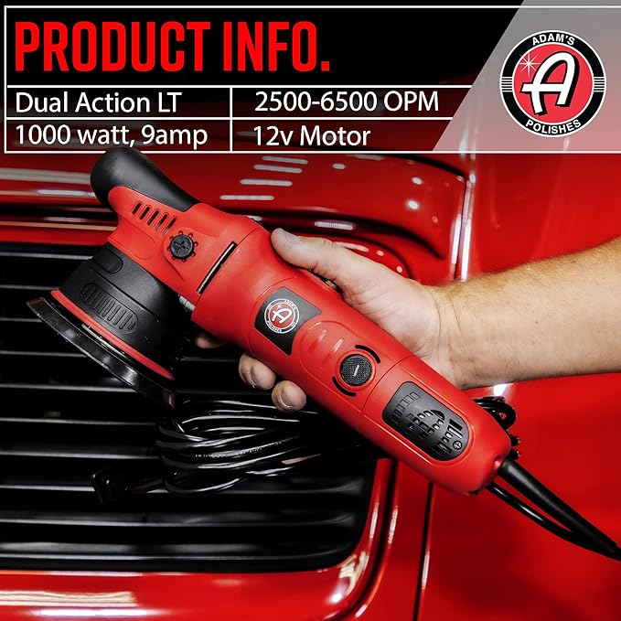 Adam's Polishes 9mm Dual Action Car Polisher (Polishing Kit)